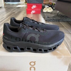 Men's On Cloud Cloudmonster Running Shoes - All Black